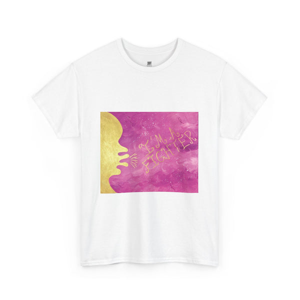 Heavy Cotton T-Shirt ft. "I'm A Fighter"