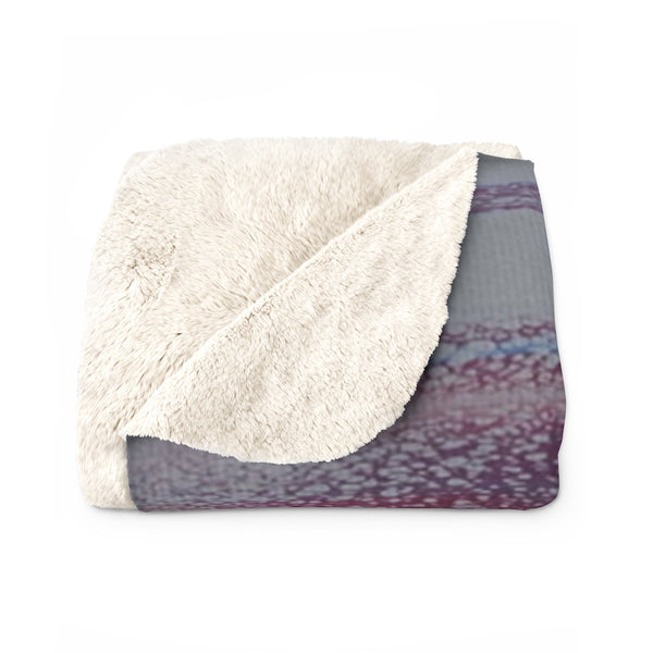 Running Swipe  Sherpa Fleece Blanket