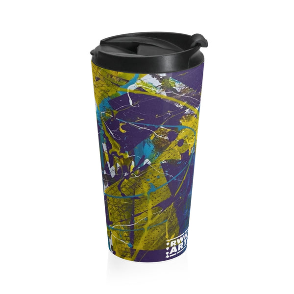Stainless Steel Travel Mug "Running Crazy"