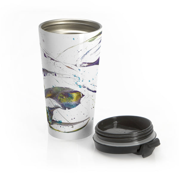 Stainless Steel Travel Mug "Crazy Beautiful Love"