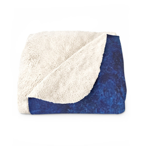 The Blues Sherpa Fleece Blanket