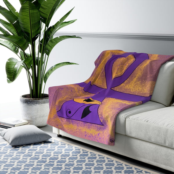Ankh  Sherpa Fleece Blanket