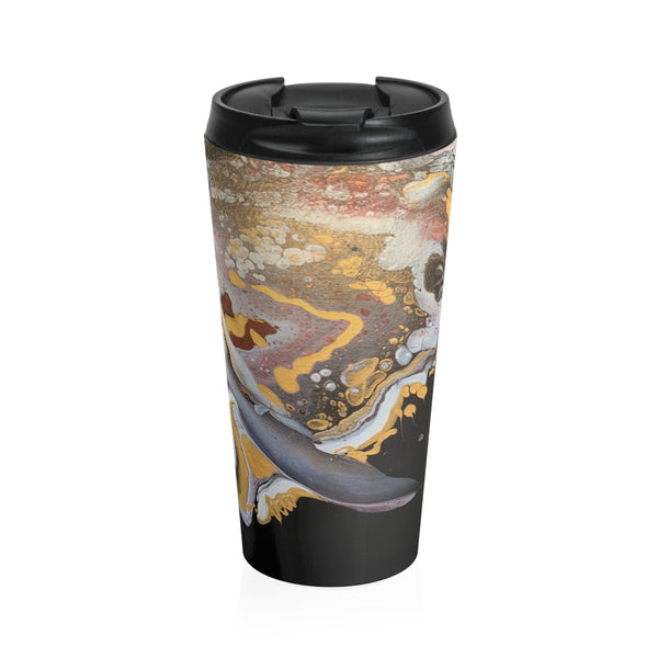 Stainless Steel Travel Mug "Swiped"