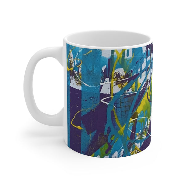 Ceramic Coffee Mug "Running Crazy"