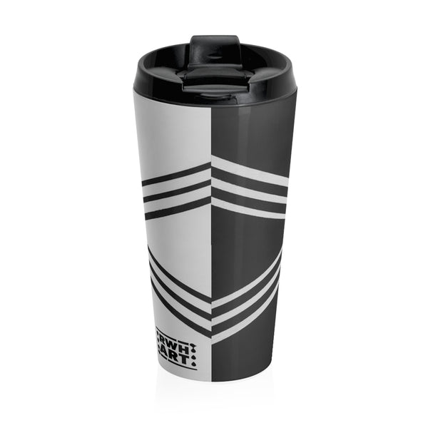 Stainless Steel Travel Mug "Opposites Attract"