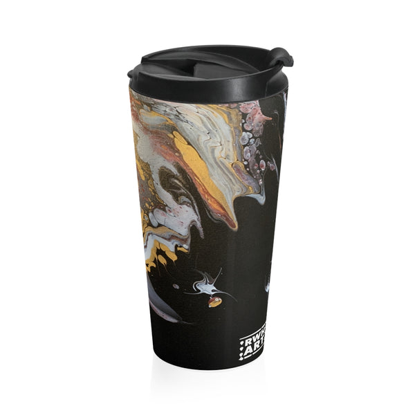 Stainless Steel Travel Mug "Swiped"