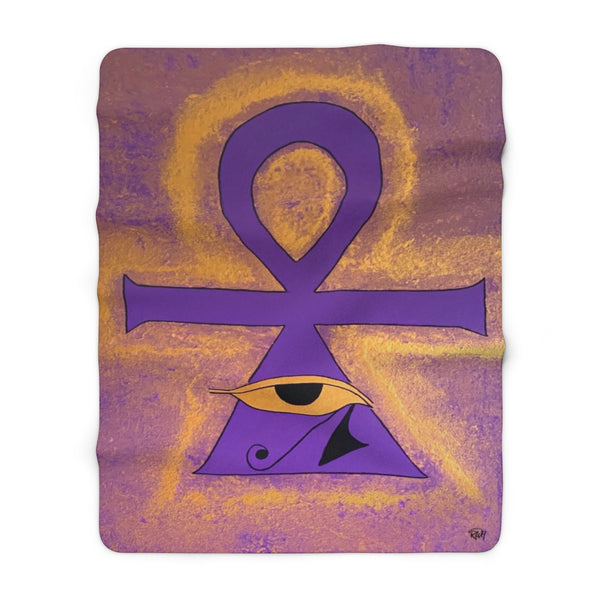 Ankh  Sherpa Fleece Blanket