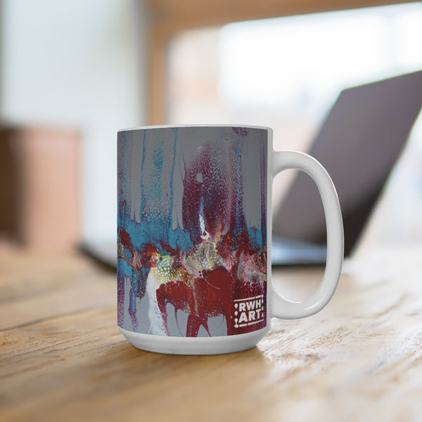 Ceramic Coffee Mug "Running Swipe"
