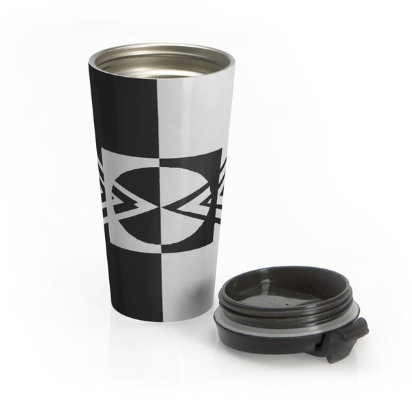 Stainless Steel Travel Mug "Opposites Attract"