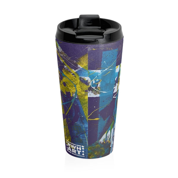 Stainless Steel Travel Mug "Running Crazy"
