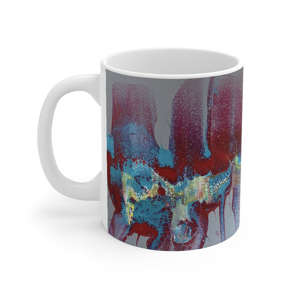 Ceramic Coffee Mug "Running Swipe"