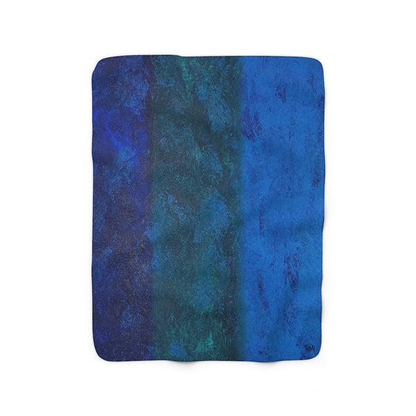 The Blues Sherpa Fleece Blanket
