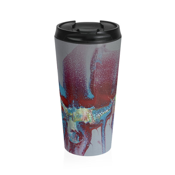 Stainless Steel Travel Mug "Running Swipe"