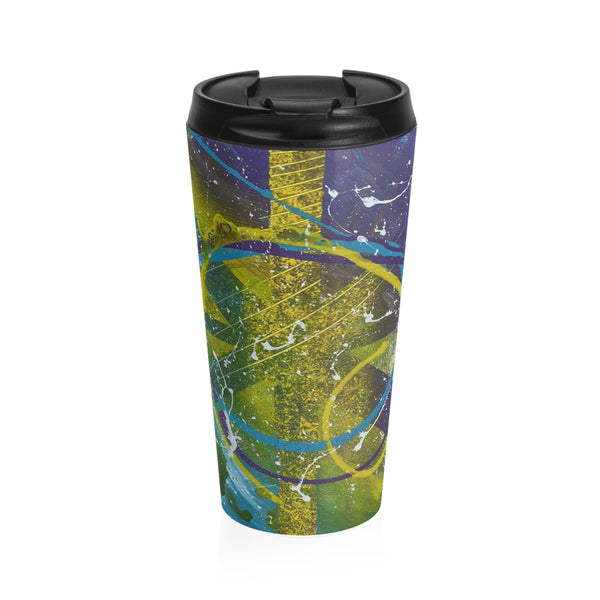 Stainless Steel Travel Mug "Crazy Layers"