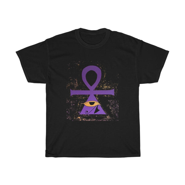 Heavy Cotton T- Shirt (Unisex) "Ankh"