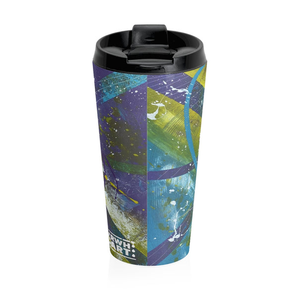 Stainless Steel Travel Mug "Crazy Layers"