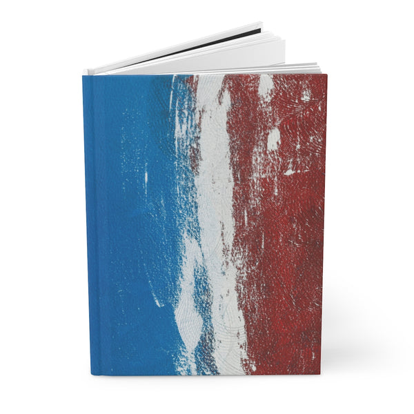 Writing Journal "Blue Red White"