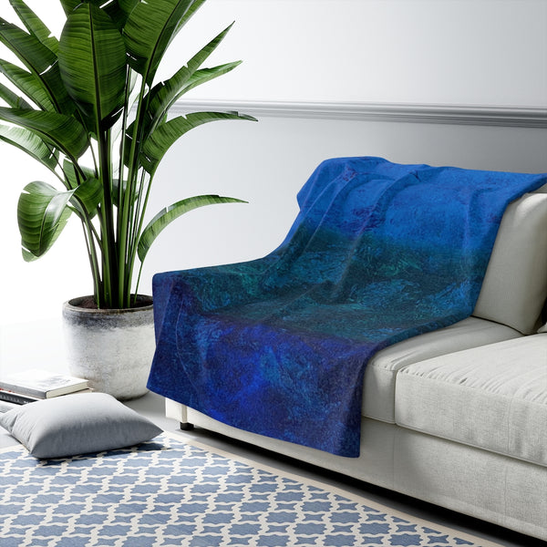 The Blues Sherpa Fleece Blanket