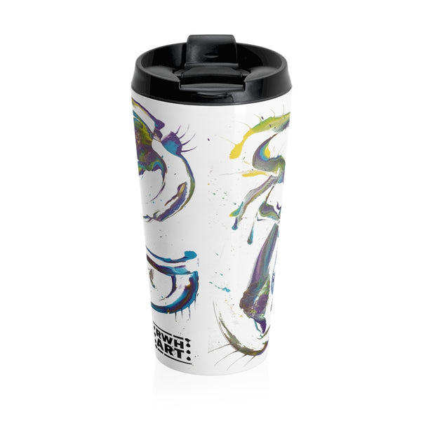 Stainless Steel Travel Mug "Crazy Beautiful Love"