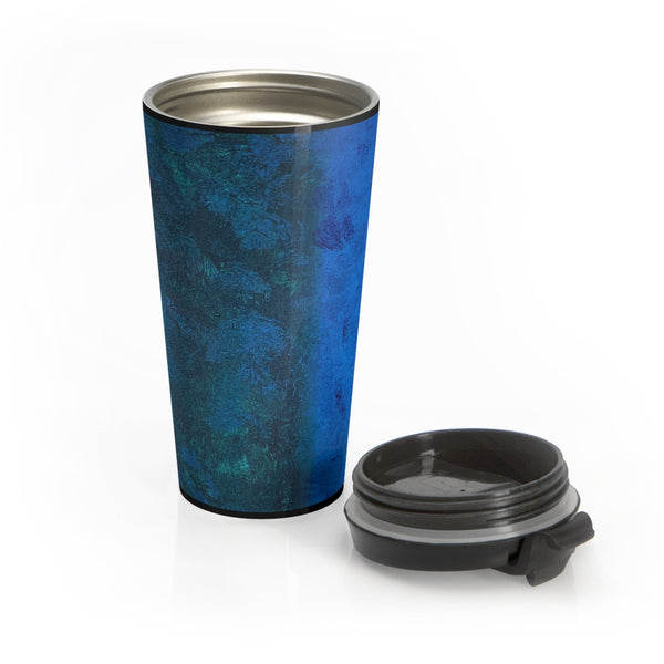 Stainless Steel Travel Mug "The Blues"