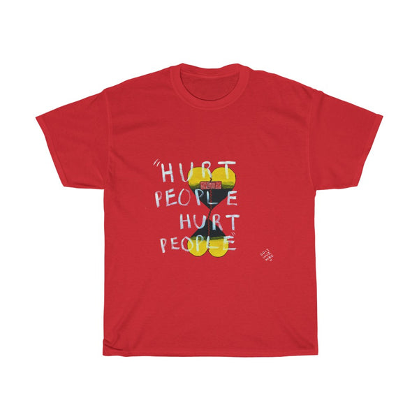 Heavy Cotton T- Shirt (Unisex) "Hurt People"