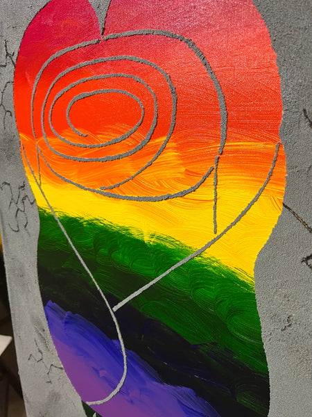 “Rose From Concrete” no.3 (Pride)