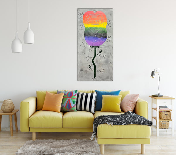 “Rose From Concrete” no.3 (Pride)