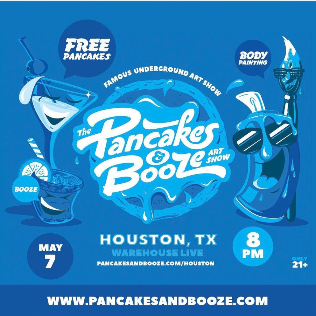 Pancakes and Booze Houston x Roxy Wuz Here