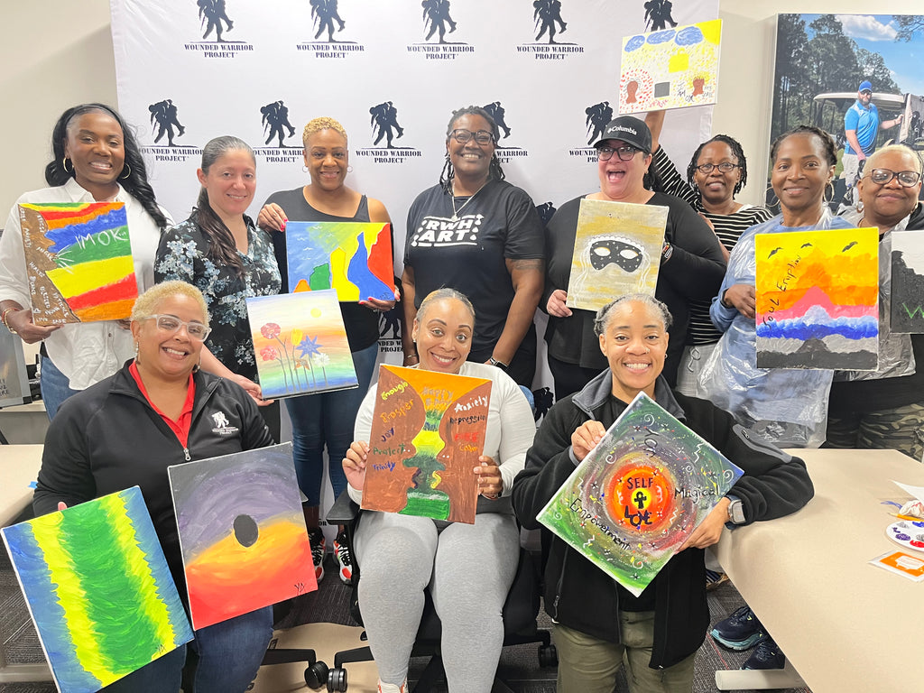 Wounded Warrior Project Healing Through Art with Roxy Wuz Here Art