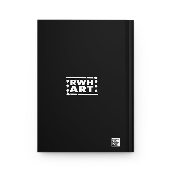 Hardcover Journal — 'Class Act' Lined Notebook with Notebook paper Design