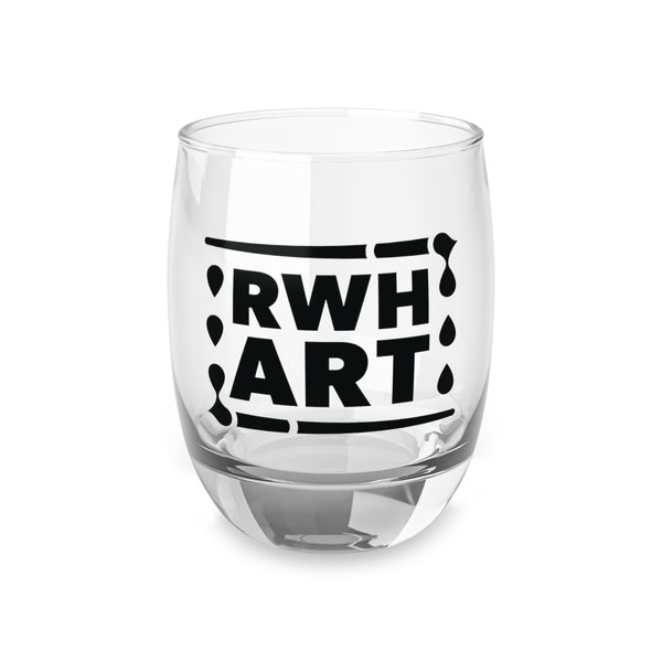 Whiskey Glass RWH Logo (Black)