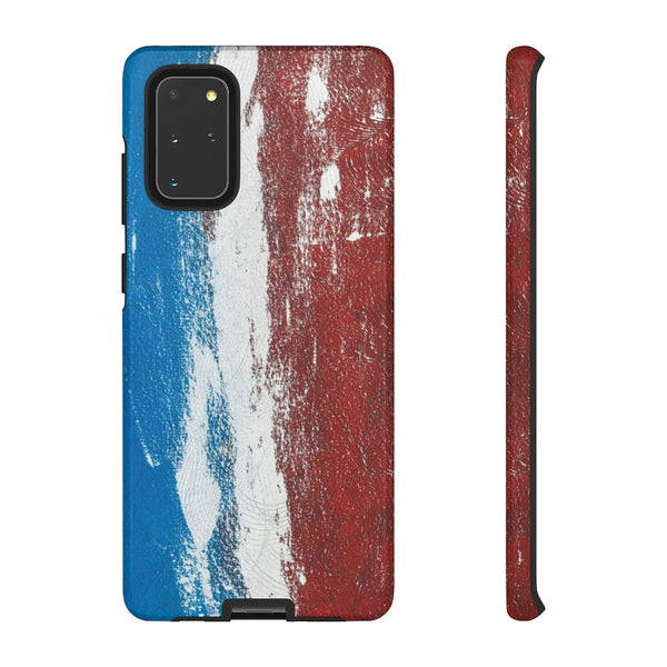 Cell Phone Case  "Blue White Red"