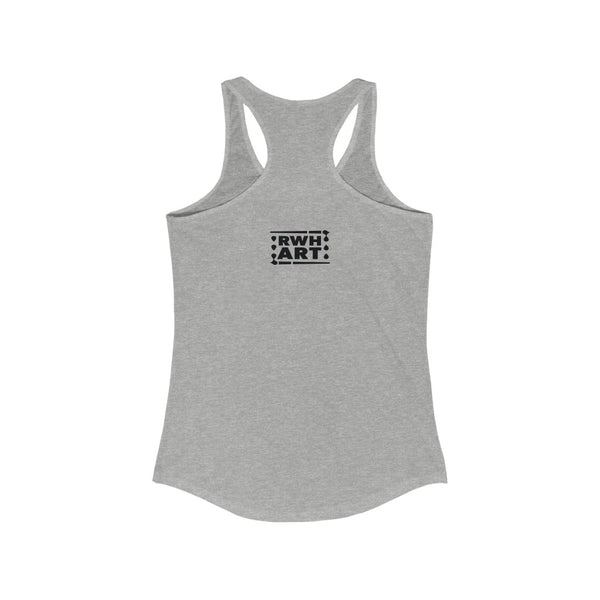 Women's Racerback Tank "Love Conquers All"