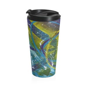 Stainless Steel Travel Mug "Crazy Layers"