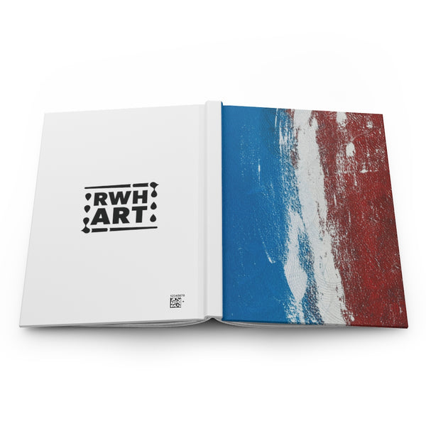 Writing Journal "Blue Red White"